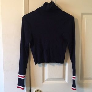 Zara Turtleneck Cropped Sweater